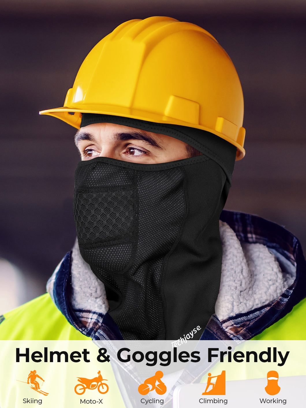 Winter Balaclava Men Women Full Face Mask Cold Weather Ski Motorcycle  Riding Hat